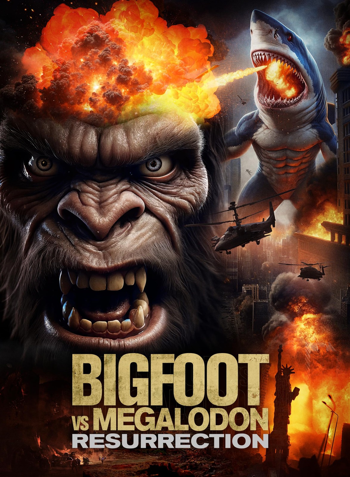 Bigfoot Vs Megalodon: Resurrection (DVD) Edson Camacho Jennifer Fourteen