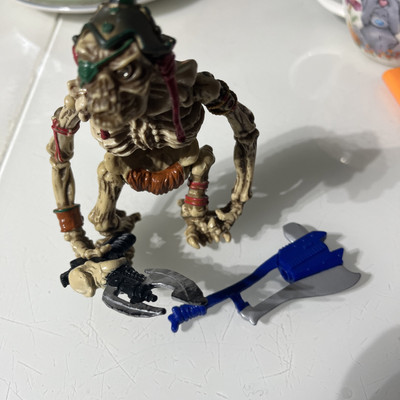 Vintage Skeleton Warriors DAGGER 5'' Playmates Figur mit Dolch Zubehör 1994