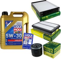 Inspektionskit Filter Liqui Moly ÖL 5L 5W-30 FüR Hyundai Santa Fé I Sm 2.7 V6
