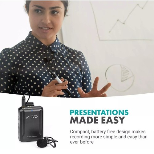 Movo EDGE-DI kabelloses Lavalier Mikrofonsystem für Lightning, iPhone, iPad - Bild 7 von 10