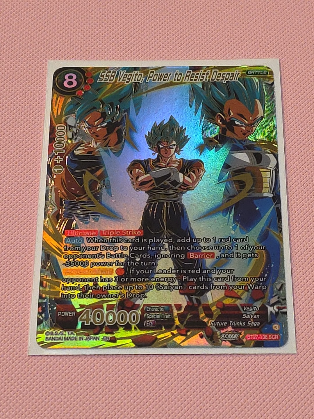 SSB Vegito, Power to Resist Despair 