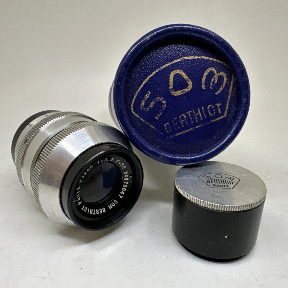 Som Berthiot Cinor 50mm f3,5 Cinema Ercsam Mount (like Angenieux Kinoptik Boyer) - Photo 2/4