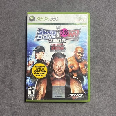 WWE Smackdown Vs. Raw 2008 - Microsoft Xbox 360 Video Game Tested Working