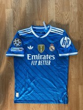 2025/26 Real Madrid Third Player Jersey Mbappé BNWT UEFA UCL FIFA Patches