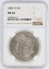 1885-O Morgan Silver Dollar NGC MS64 S$1 New Orleans Minted No Reserve
