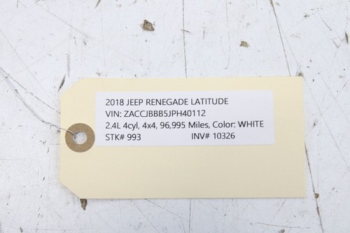 2015-18 JEEP RENEGADE FRONT RIGHT SIDE FENDER SPLASH SHIELD GUARD COVER CAP OEM - Picture 5 of 5