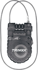Trimax T33rc Retractable Cable Combination Lock 36in Steel