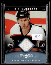 2006-07 Upper Deck Black Diamond Jerseys R.J. Umberger Philadelphia Flyers #J-RU