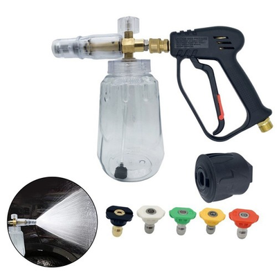 #ad Heavy Duty Snow Foam Lance with Short Pistol Quick Connector for Karcher Models AU $82.47