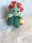 Pokemon Bellossom Plush 5.5" Hasbro Nintendo 2000 Y2K Toy Vintage Multicolor