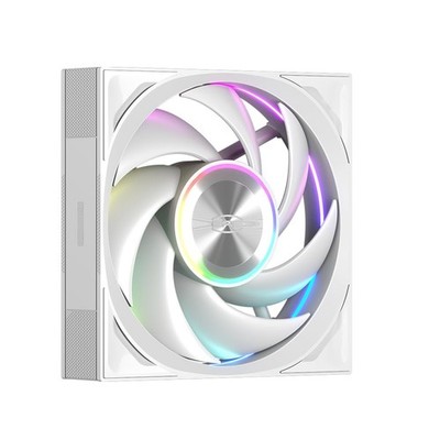 PCCOOLER 120mm PWM Case Fan, Dual Halo Lighting, Wireless Connection Design, ...