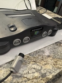 Nintendo 64 N64 Console Bundle 2 Controllers Untested Powers On