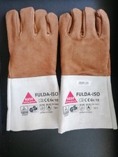Schweißerhandschuh Hase FULDA-ISO Arbeitshandschuhe Leder Hitzebeständig Gr. 10