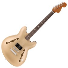 Fender Tom DeLonge Starcaster RW CHW Satin Shoreline Gold E-Gitarre