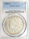 1921-D MORGAN DOLLAR ~ PCGS AU50!