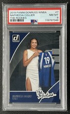 2019 Panini Donruss WNBA Napheesa Collier The Rookies RC #7 PSA 8