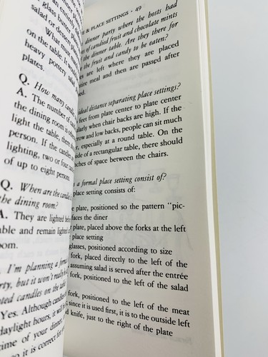 Emily Post on Entertaining by Elizabeth L. Post Paperback Etiquette Guide - Picture 6 of 6