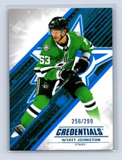 2024-25 Upper Deck Credentials Blue #56 /299 Wyatt Johnston