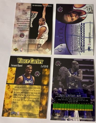 1998-99 Vince Carter Rookie Card Lot Flair Showcase UD Black Diamond Brilliants - Bild 2 von 2