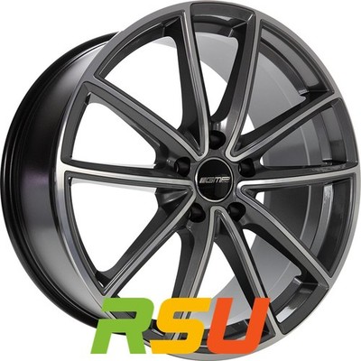 4x GMP Titan anthracite diamond 8.5x20'' ET51 LK5 130 ML 71.6 Alufelgen 20 Zoll