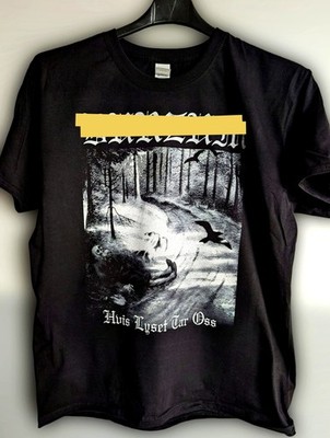 T-SHIRT   Norwegen Black Metal Hvis Lyset Tar Oss M Größe - NO CD LP - NEU