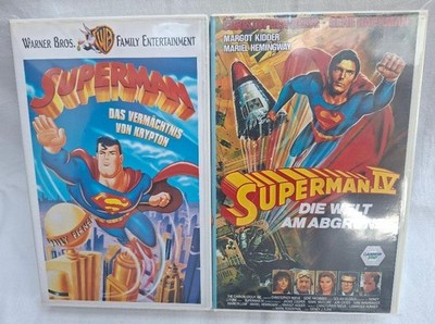 Warner Bros. Video Superman: Das Vermächtnis von Krypton & Superman IV-VHS Video