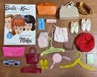 VTG 1960s Mattel Barbie Ken Skipper Tammy Japan Accessories Outfit Parts Lot F