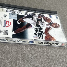 Sega Saturn NBA Live 97 Basketball EA Sports Video Game TESTED Works T-5015H