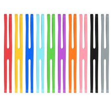 6.3x0.6" 10pcs Multicolor General Purpose Elastic Ties