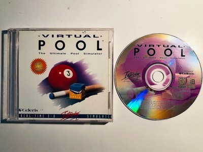 VIRTUAL POOL  1998 Celeris CD ROM Ultimate Pool Simulator Interplay