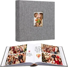 Aevdor 240 Pockets Photo Album 4X6 with Writing Space, Baby Wedding Family Pictu