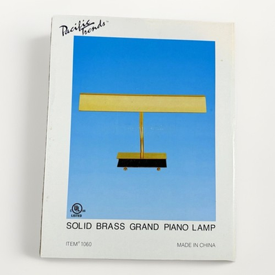#ad Pacific Trends Solid Brass Grand Piano Lamp New Item 1060 $59.99