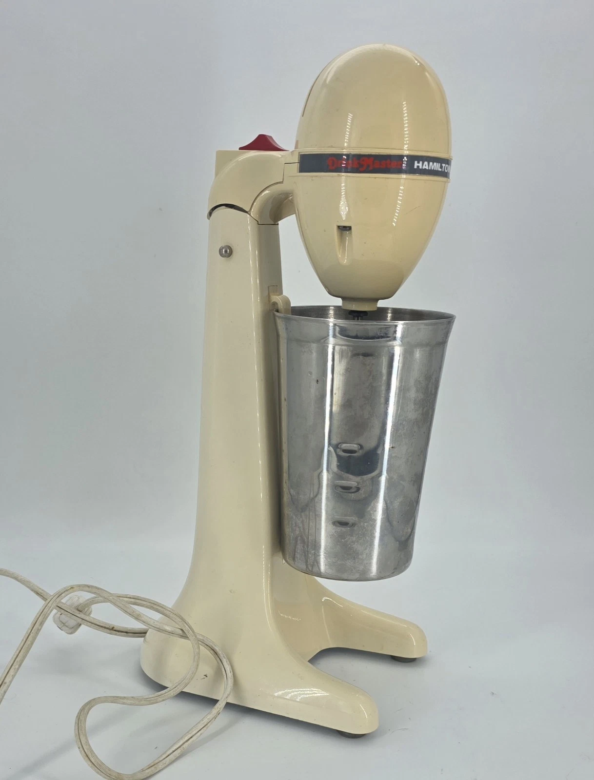 Vintage Hamilton Beach Drink Master Milkshake Mixer Model 727-4 Almond