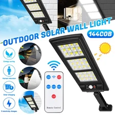1/2X Commercial Solar Street Flood Light Outdoor Dusk-To-Dawn Lamp Super Bright