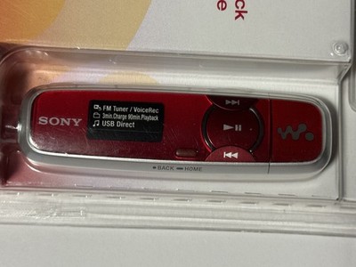 Sony Walkman B Series 2GB MP3 Music Player NWZ-B135F Red 2008 NEW