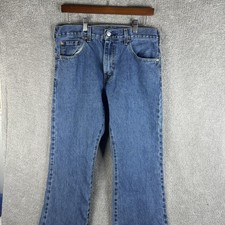 Levis 517 Jeans Mens 33x29 Blue Bootcut Regular Fit Denim Mexico Medium Wash