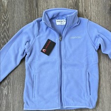 kids Purple Fleece Zip-Up Jacket