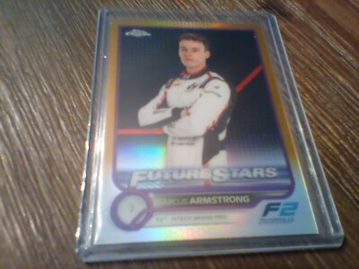 2022 Topps CHROME Formula 1 F1 Racing GOLD PURPLE Refractor MARCUS ARMSTRONG