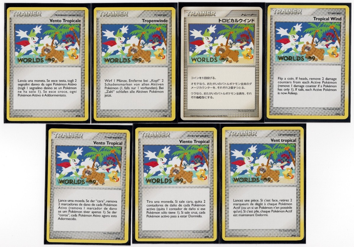 Pokemon COMPLETE SET of Tropical Wind DP48 World Championships