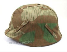 WWII GUERRA TEDESCA MILITARE SCHEGGIA MIMETICA M35 REVERSIBILE MIMETICA CASCO COVER