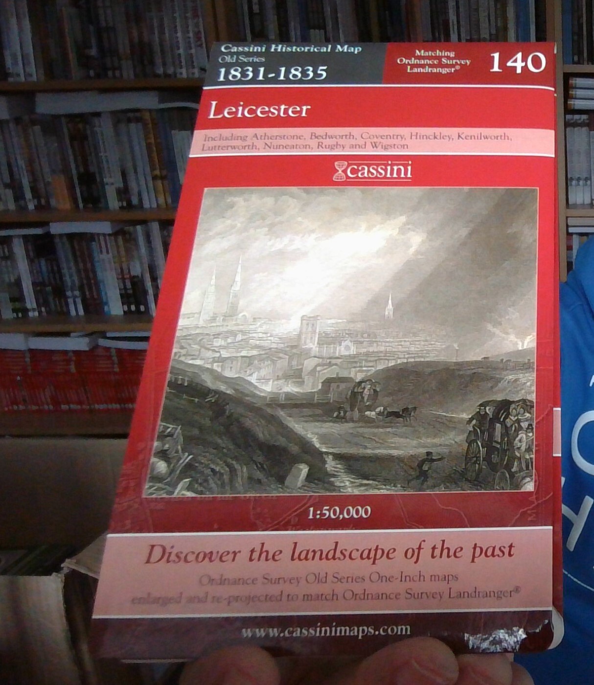 MAP OF LEICESTER 1831-1835 CASSINI OLD SERIES SHEET 140 BRAND NEW