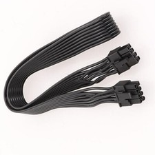 PCIe Power Supply Adapter Cable GPU CPU 8Pin Male to 8Pin 6 2 Male Power Cord