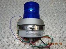 EDWARDS SIGNALING 51B-N5-40W ADAPTABEACON BLUE VISUAL SIGNAL LIGHT see below