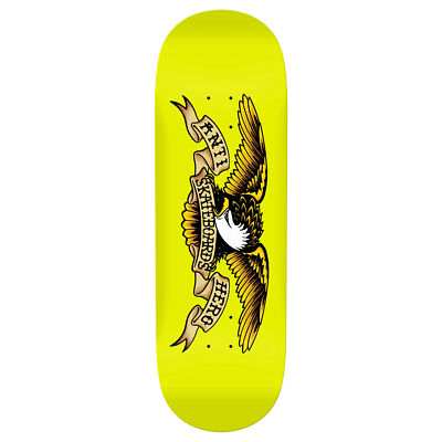 Anti Hero Skateboard Deck Shaped Eagle Horse Pill Yellow 10