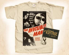 The Invisible Man V2 Vintage T Shirt  for Men Woman Unisex NATURAL S-5XL