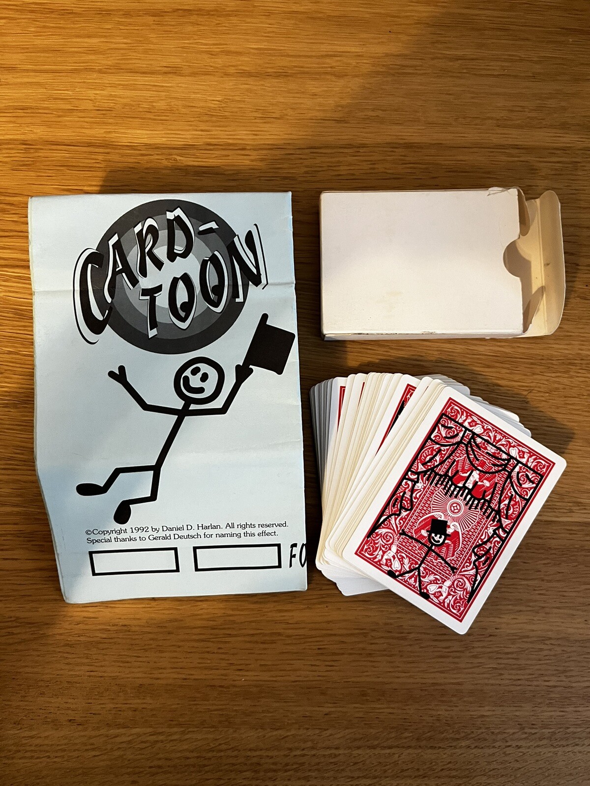 Magic Trick Cards Svengali Stripper Vanishing Cardtoon Freed's NFW