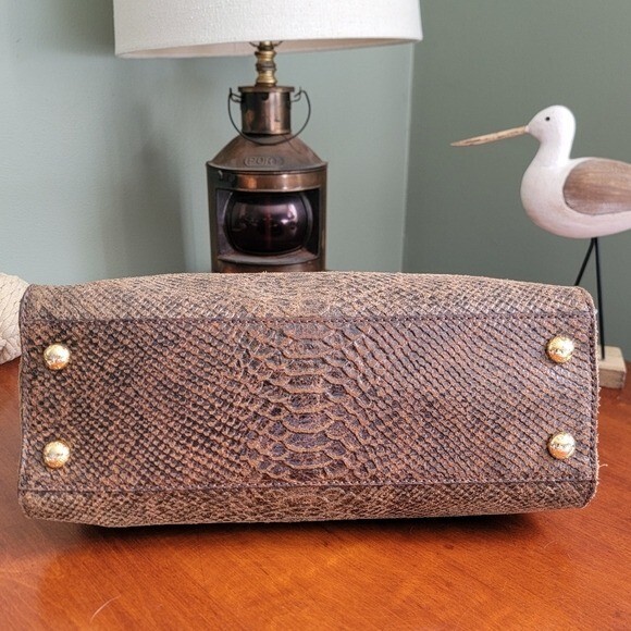Michael Kors Special Edition Python Embossed Brow… - image 7