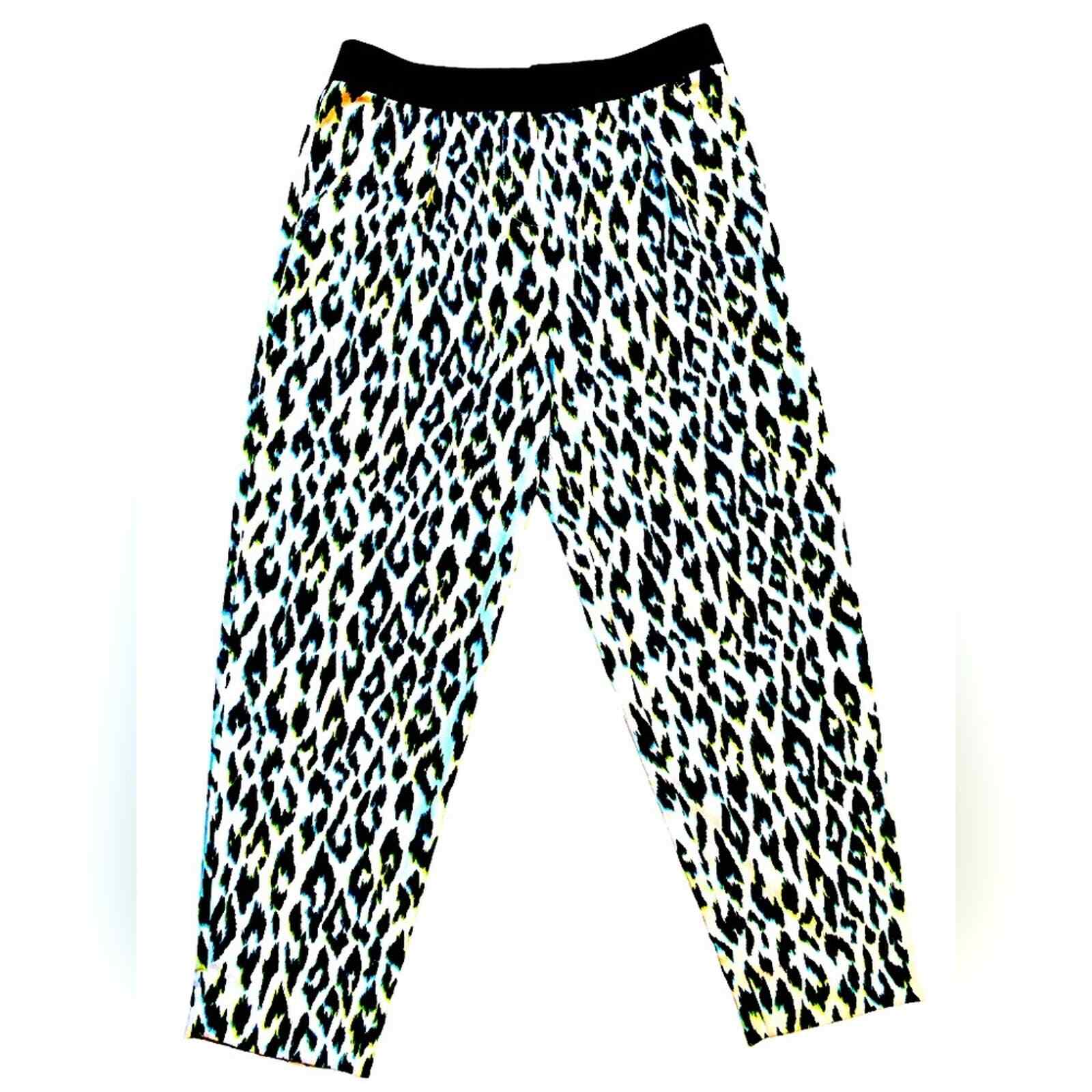 BCBG MAXAZRIA LEOPARD PRINT PANTS image 2
