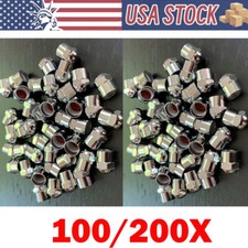 100200x For Schrader Lightweight Chrome Tire Valve Stem Caps With O-ring Seal