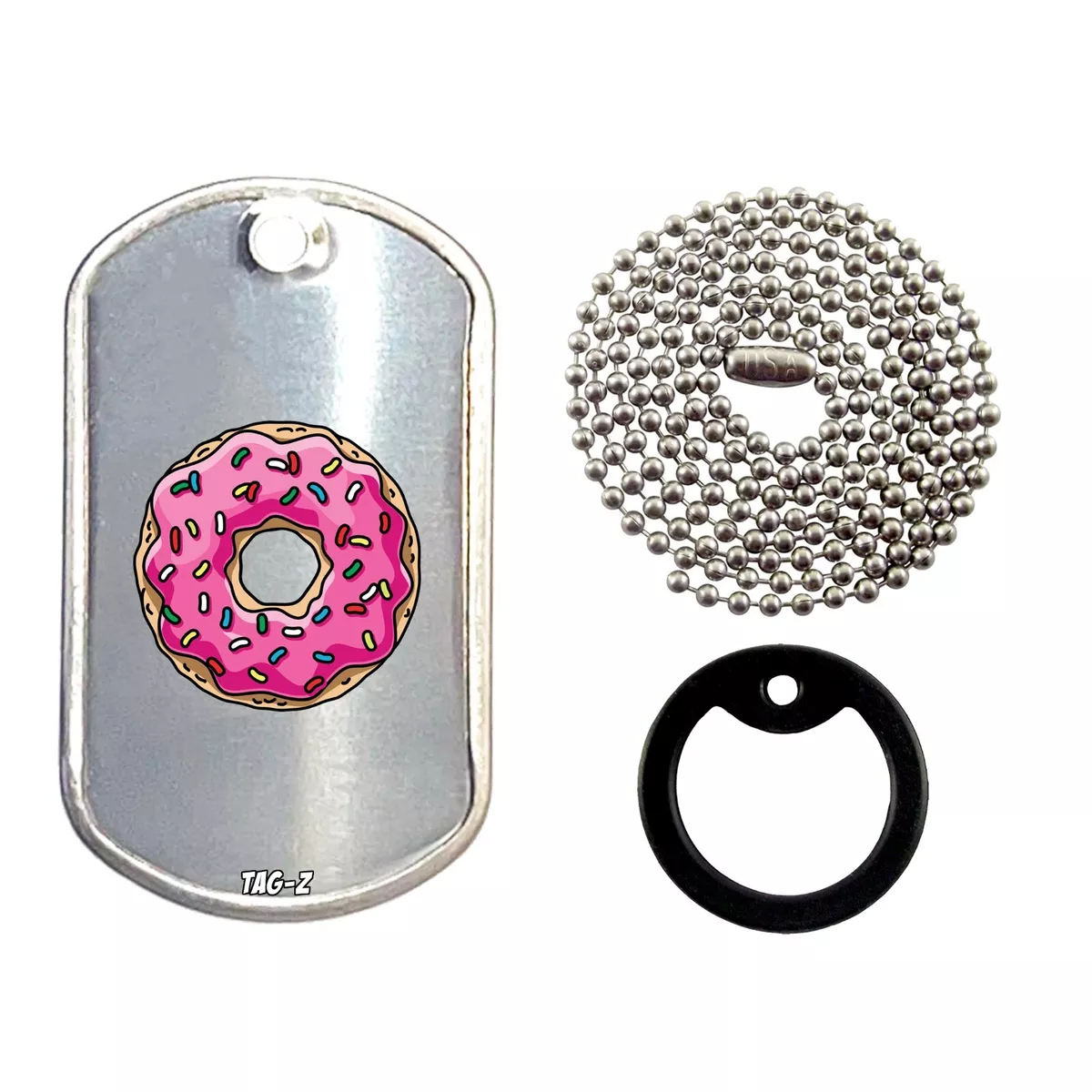 Donut 2025 dog tag